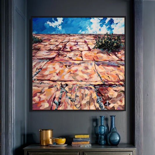 Kotel from Below III by Leah Luria Print on Fine Art Paper or Canvas Giclée