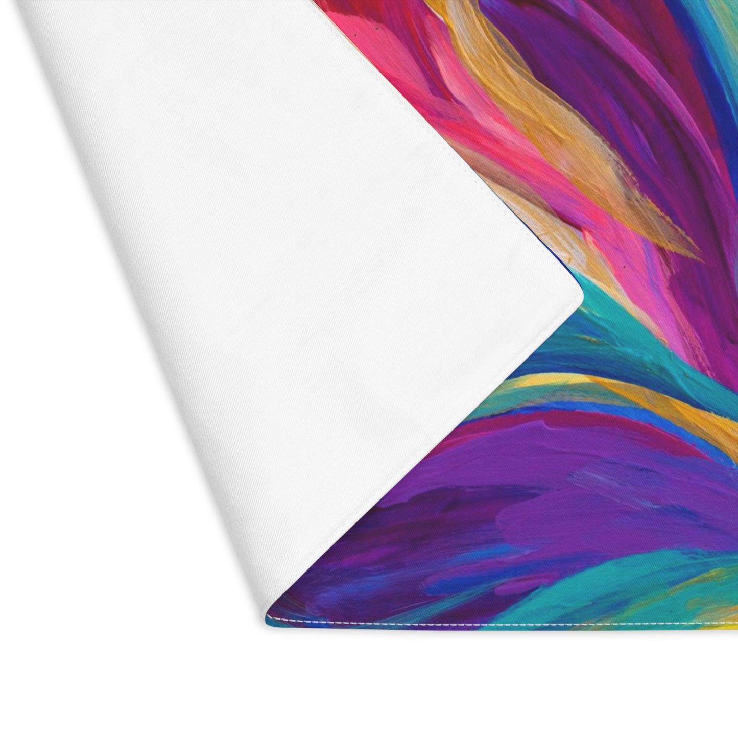 Colors of Revelation Shabbat Challah Cover by Leah Luria