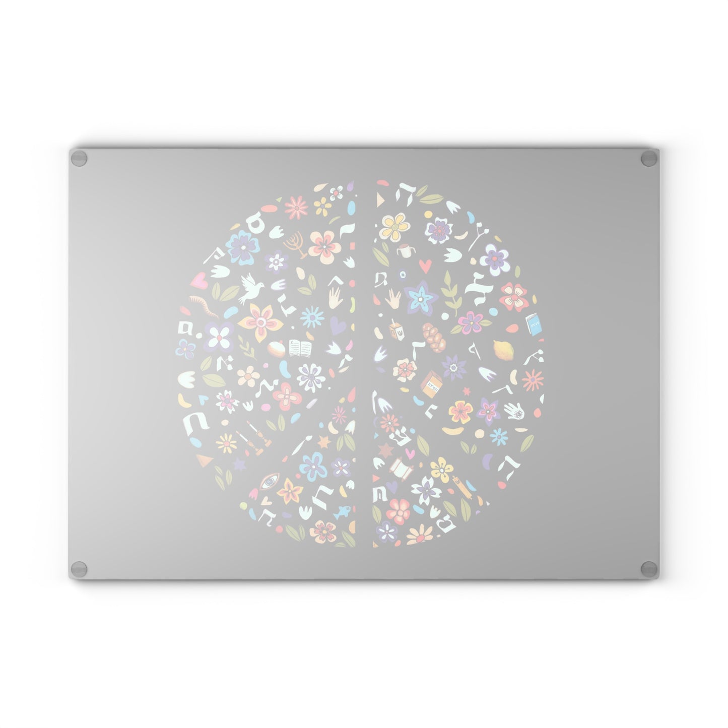 Piece of Peace Challah Board by Yael Flatauer