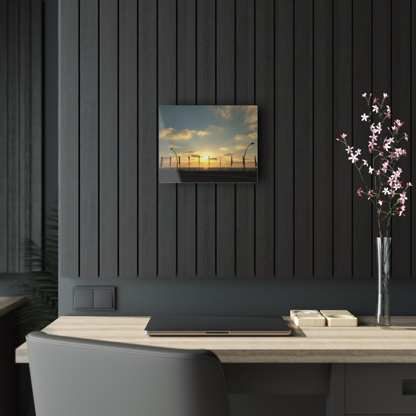 "Magic Hour" by Avraham Nacher Glossy Acrylic Photograph Print