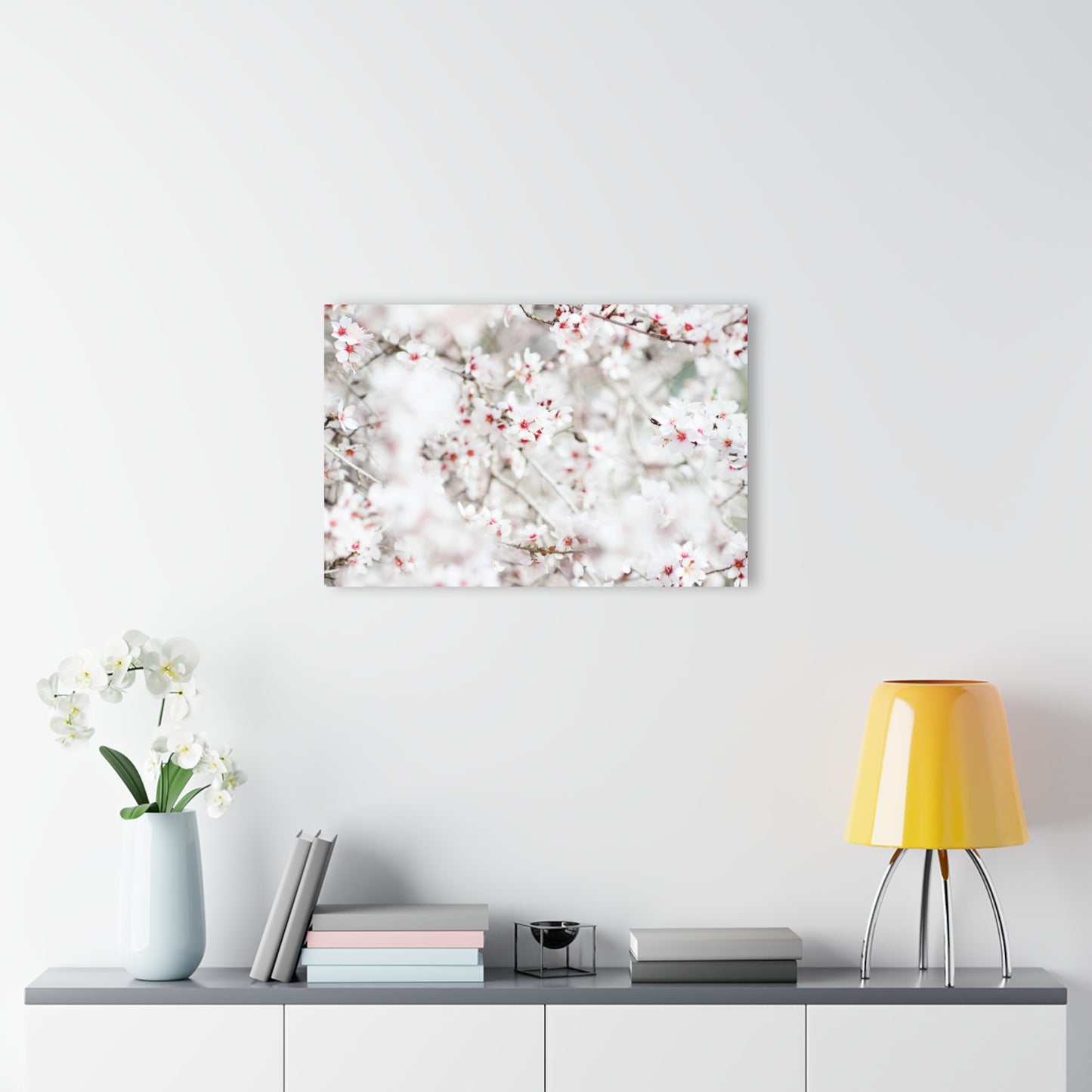Almond Blossom Joy by Yehoshua Halevi Acrylic Print (French Cleat Hanging)