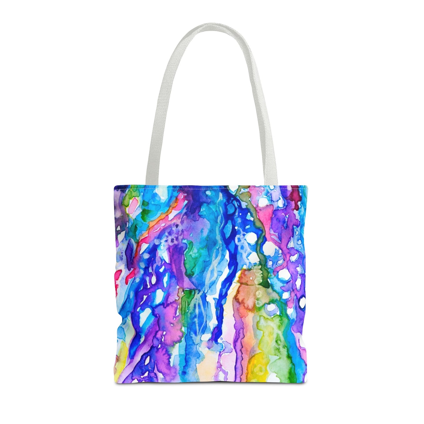 "Flow with the Universe” Tote with art by Avigail Sapir