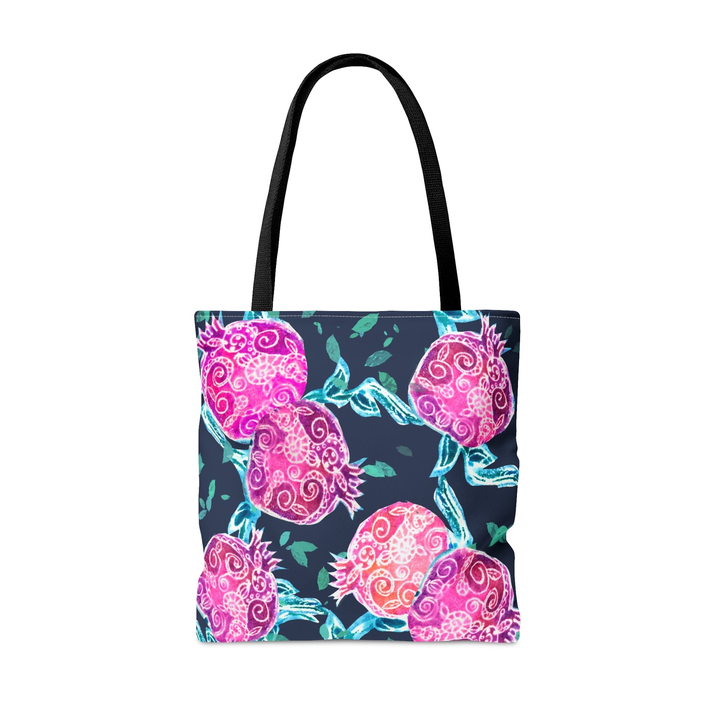 “Pomegranate Whimsy” by Leah Luria Tote Bag