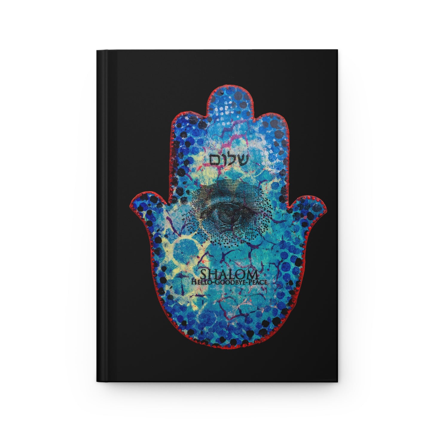 "Hamsa in Blues" by Esther Cohen Hardcover Journal Matte