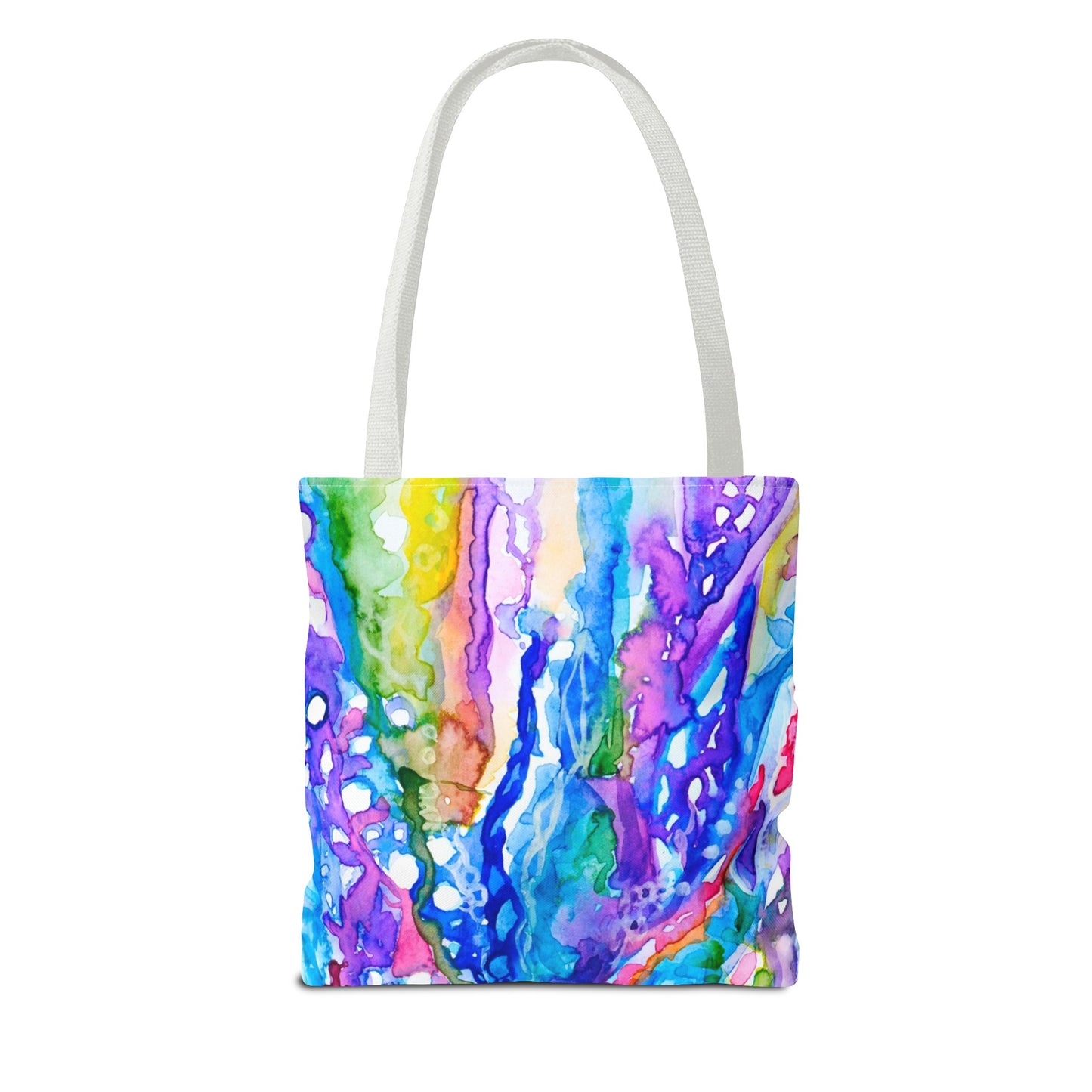 "Flow with the Universe” Tote with art by Avigail Sapir