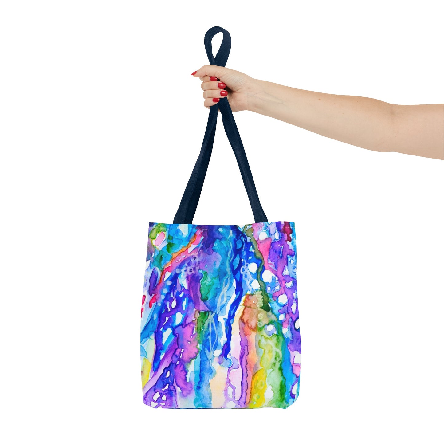 "Flow with the Universe” Tote with art by Avigail Sapir