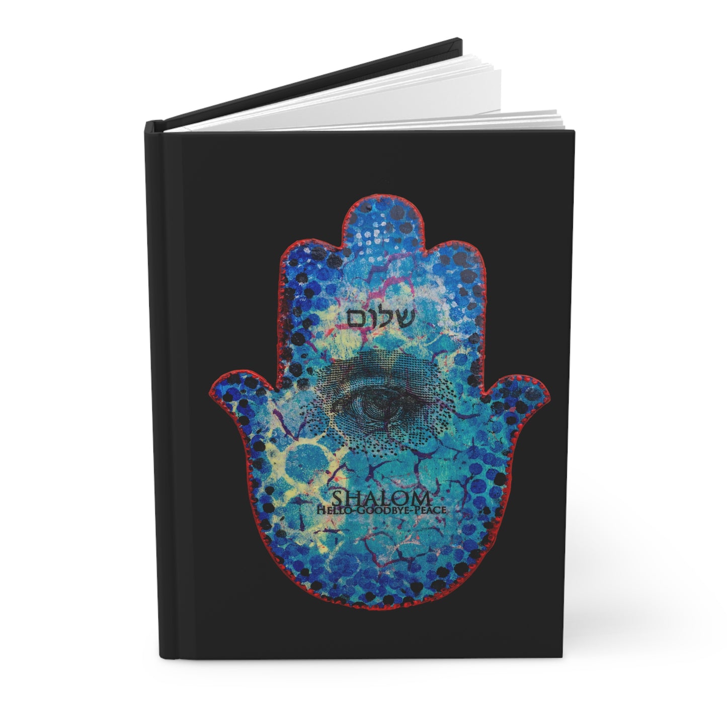 "Hamsa in Blues" by Esther Cohen Hardcover Journal Matte