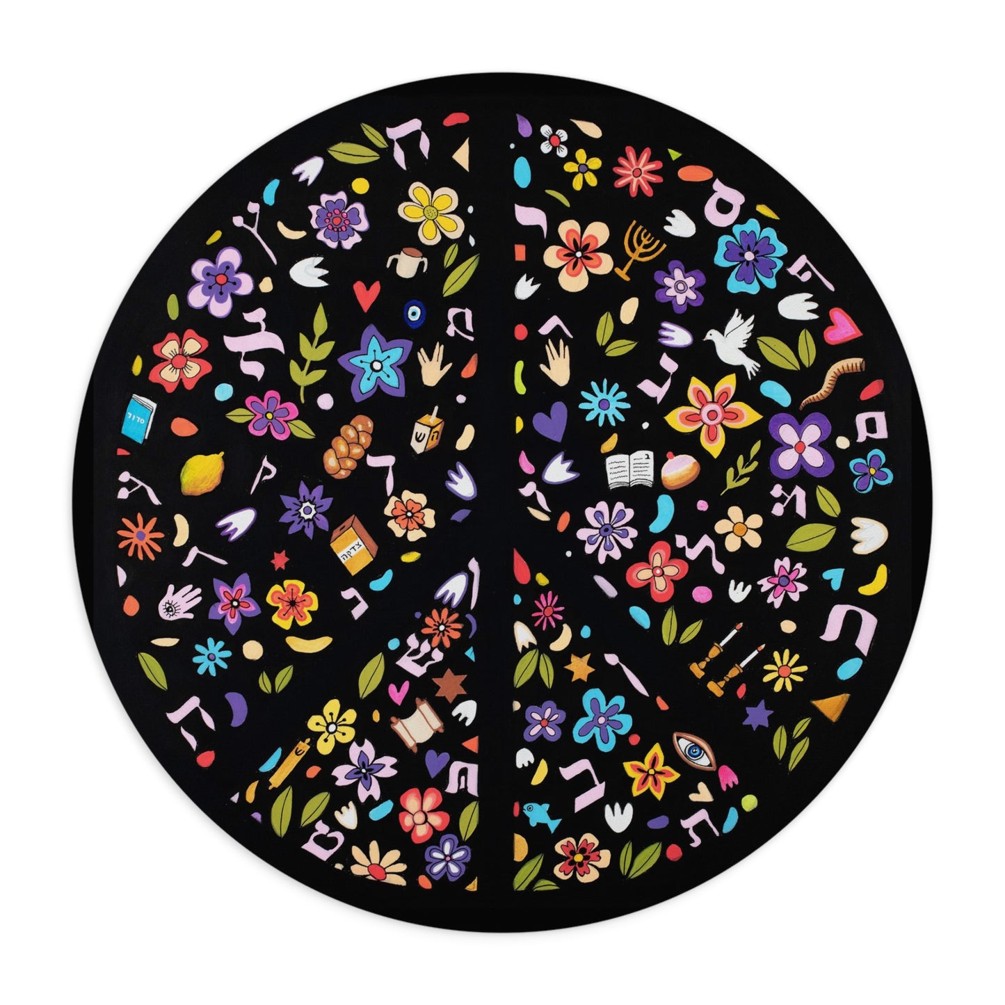"Piece of Peace" by Yael Flatauer Mouse Pad