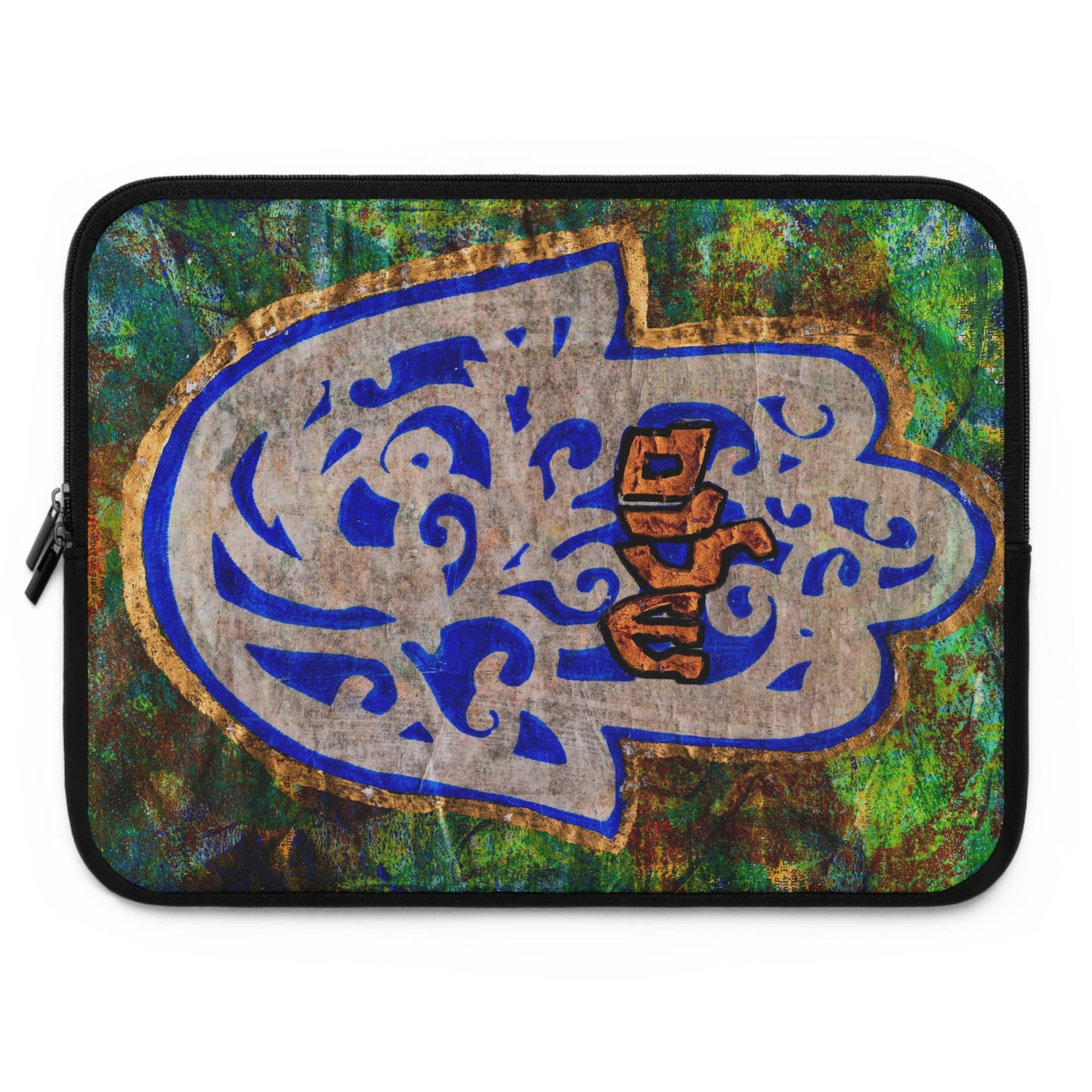 "Hamsa of Peace" Laptop Sleeve by Esther Cohen