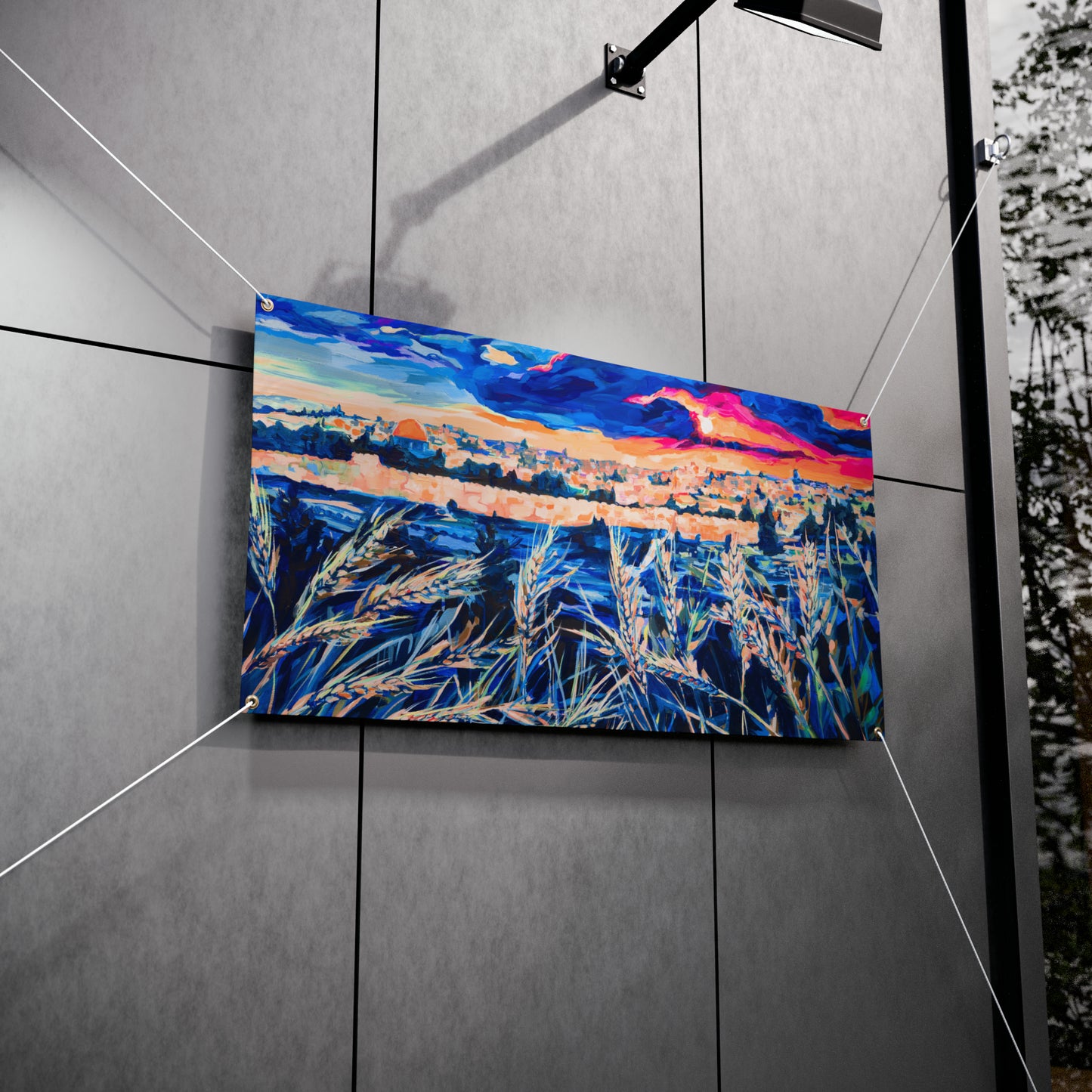 Wild Wheat of Jerusalem Tapestry (waterproof)