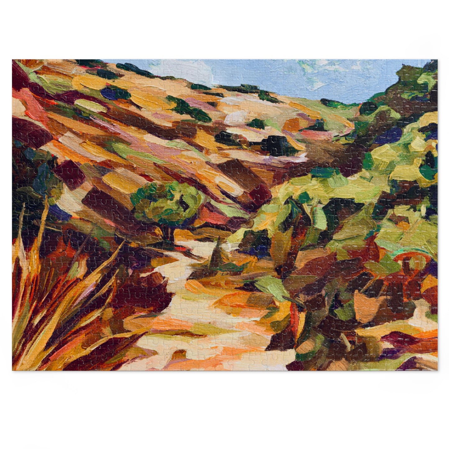 “Lech Lecha” by Leah Luria Jigsaw Puzzle (30, 110, 252, 500,1000-Piece)