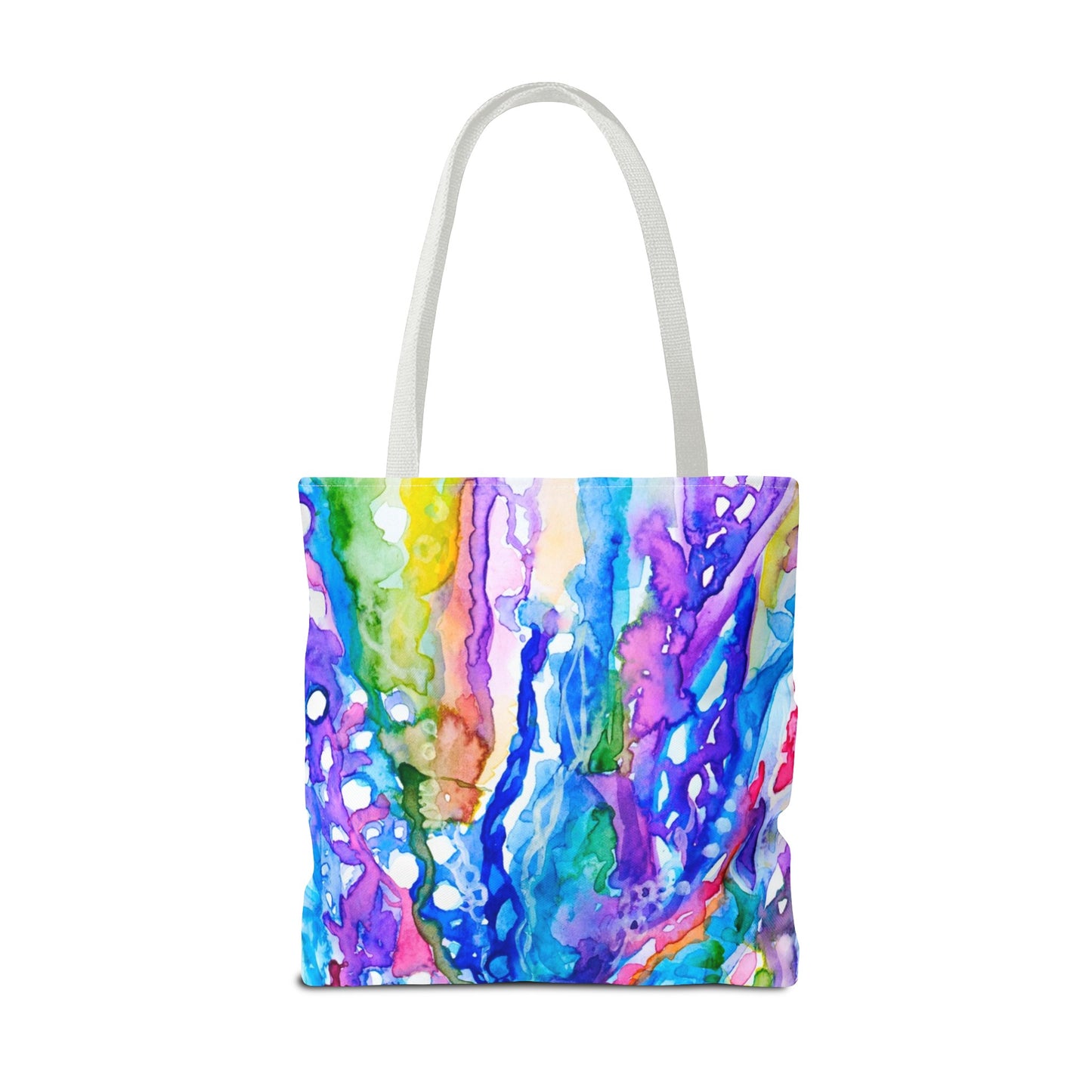 "Flow with the Universe” Tote with art by Avigail Sapir