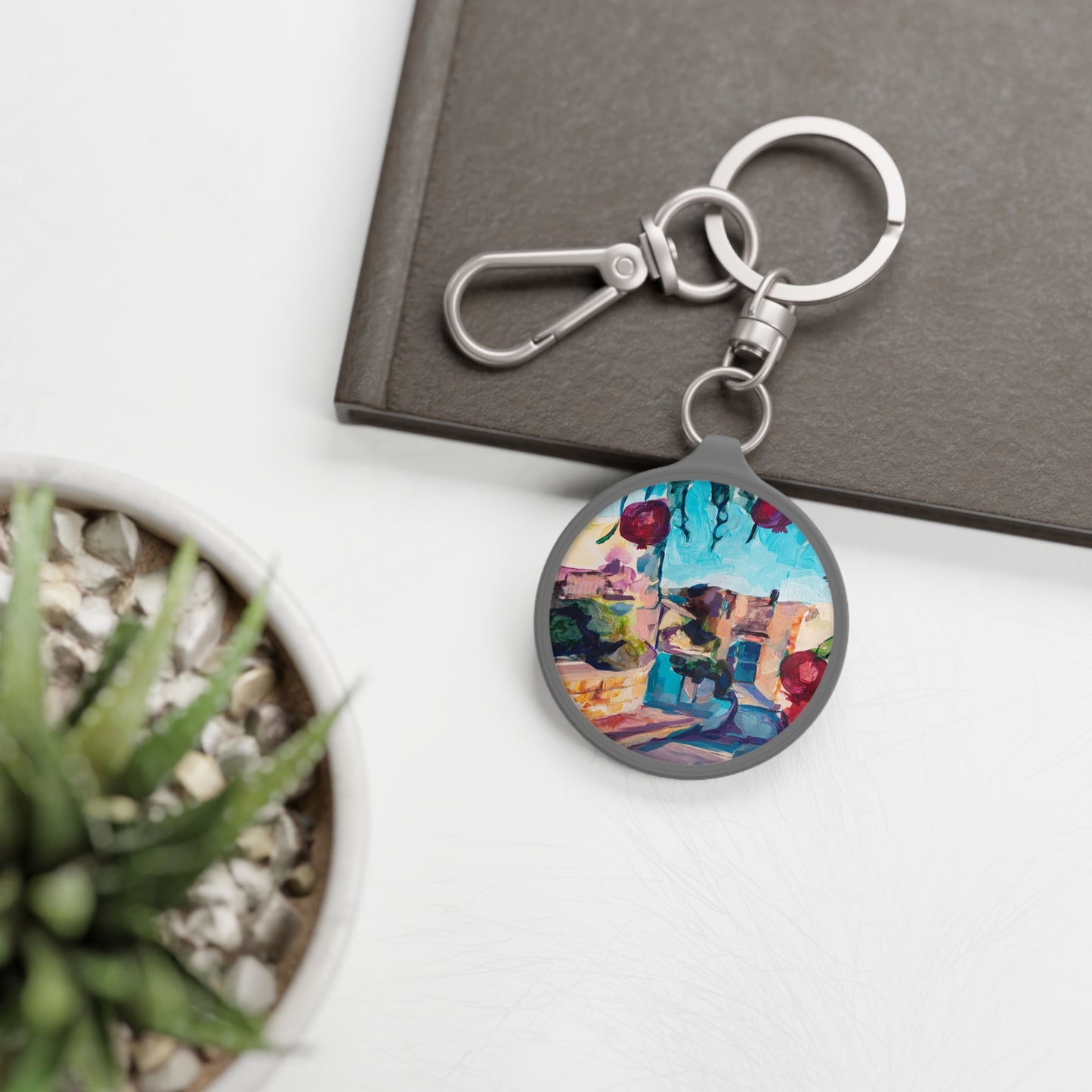 Dancing Shadows of Tzvat by Leah Luria Keyring