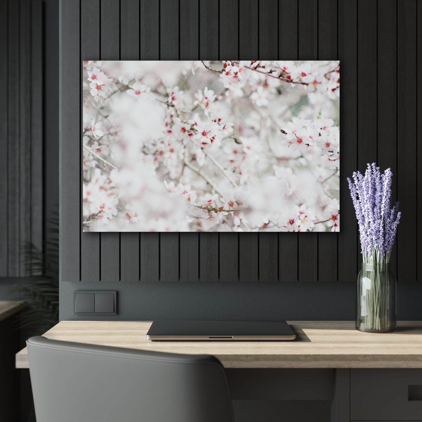 Almond Blossom Joy by Yehoshua Halevi Acrylic Print (French Cleat Hanging)