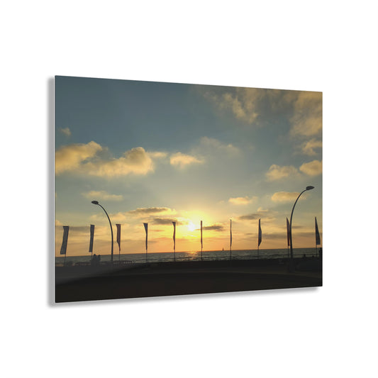 "Magic Hour" by Avraham Nacher Glossy Acrylic Photograph Print
