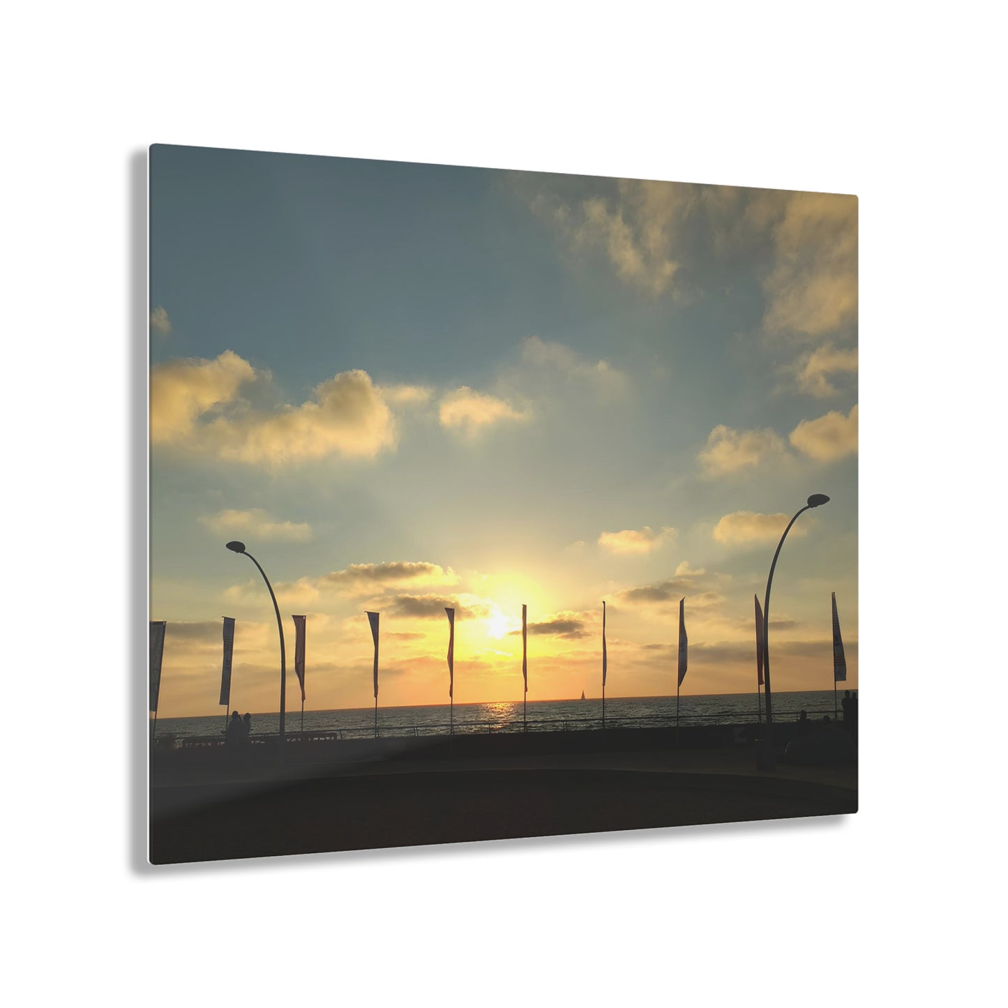"Magic Hour" by Avraham Nacher Glossy Acrylic Photograph Print