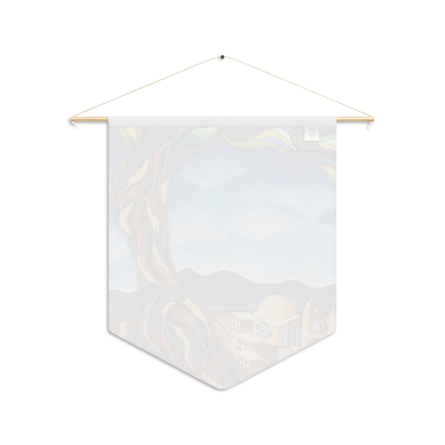 Tree of Life Pennant Tapestry by Yael Flatauer