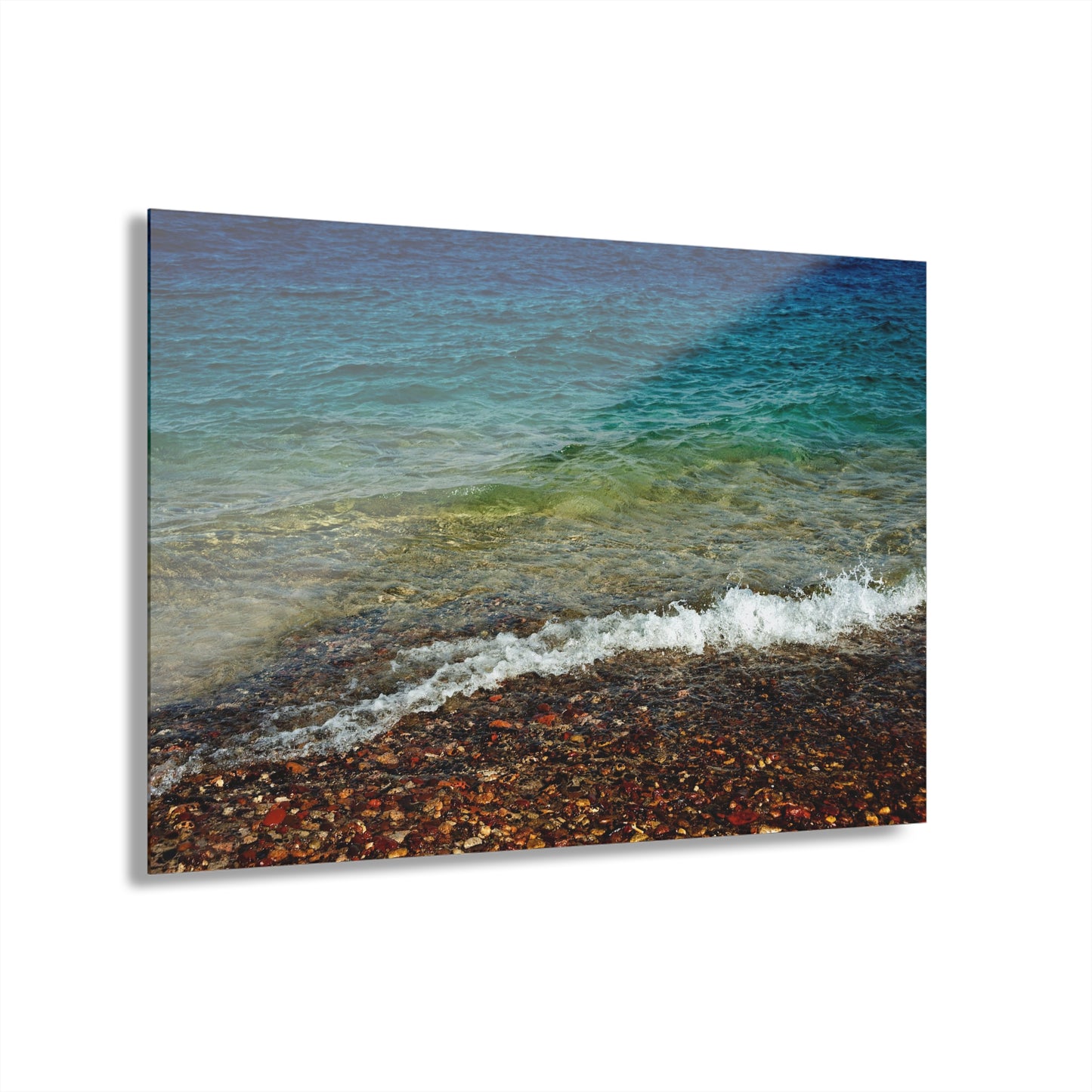 Red Sea Rainbow by Yehoshua Halevi Photograph - Acrylic Print (French Cleat Hanging)