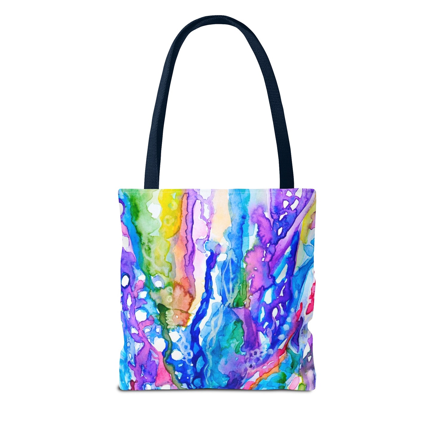 "Flow with the Universe” Tote with art by Avigail Sapir
