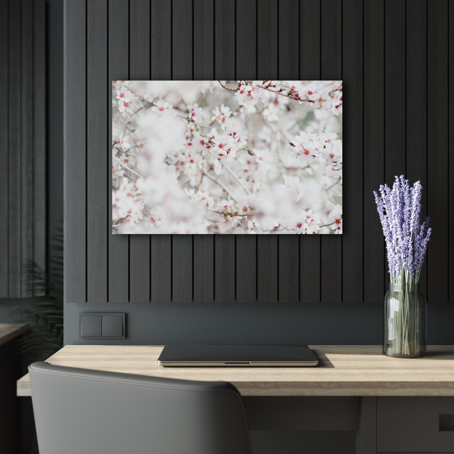 Almond Blossom Joy by Yehoshua Halevi Acrylic Print (French Cleat Hanging)