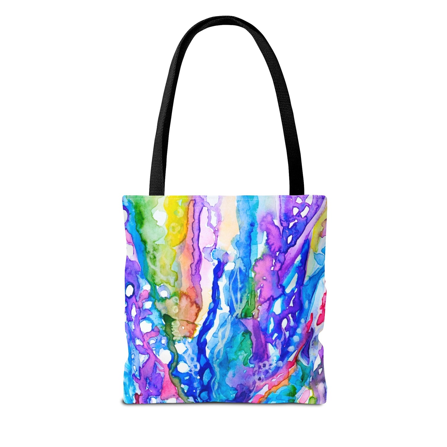 "Flow with the Universe” Tote with art by Avigail Sapir