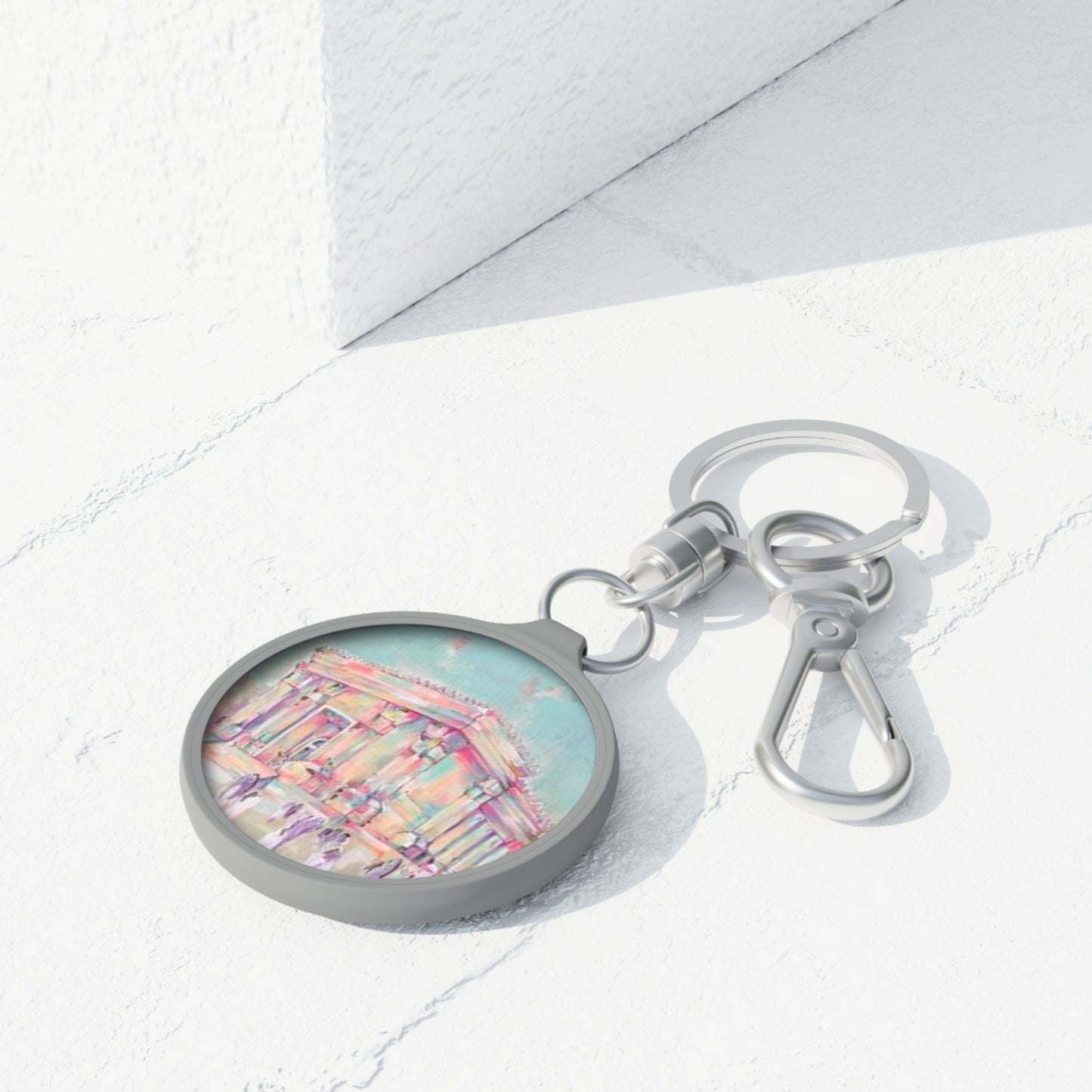 Beit Hamikdash III by Miryam Raz Keyring