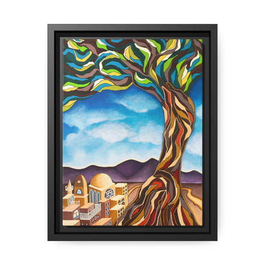 Tree of Life by Yael Flatauer -  Framed Canvas Print
