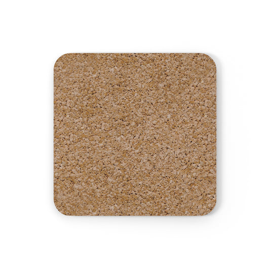 Pomegranate Cork Back Coaster