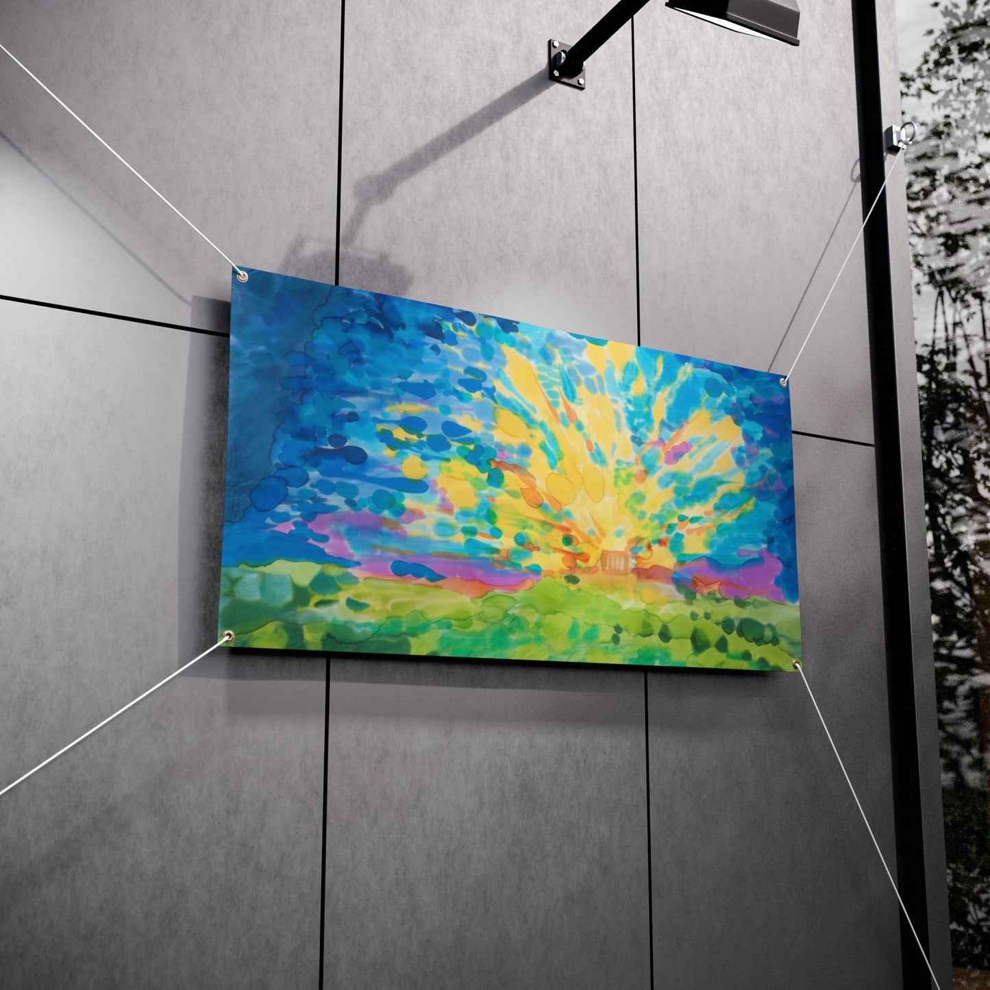 Geula by Amy Rosen Sukkah Tapestry (waterproof)