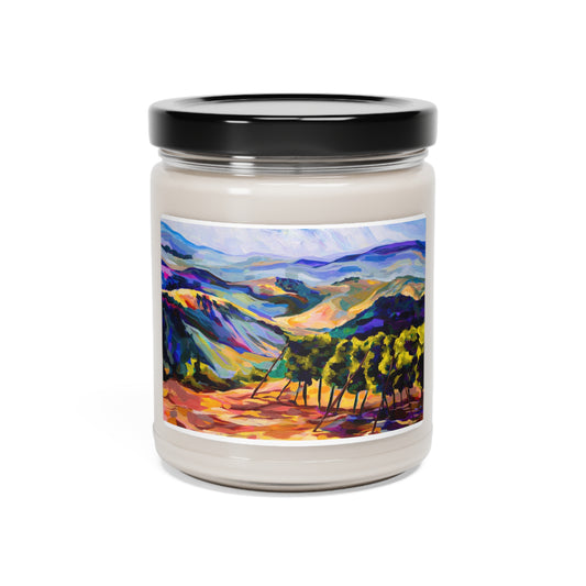 “Mountaintop Vineyard” by Leah Luria Scented Soy Candle, 9oz