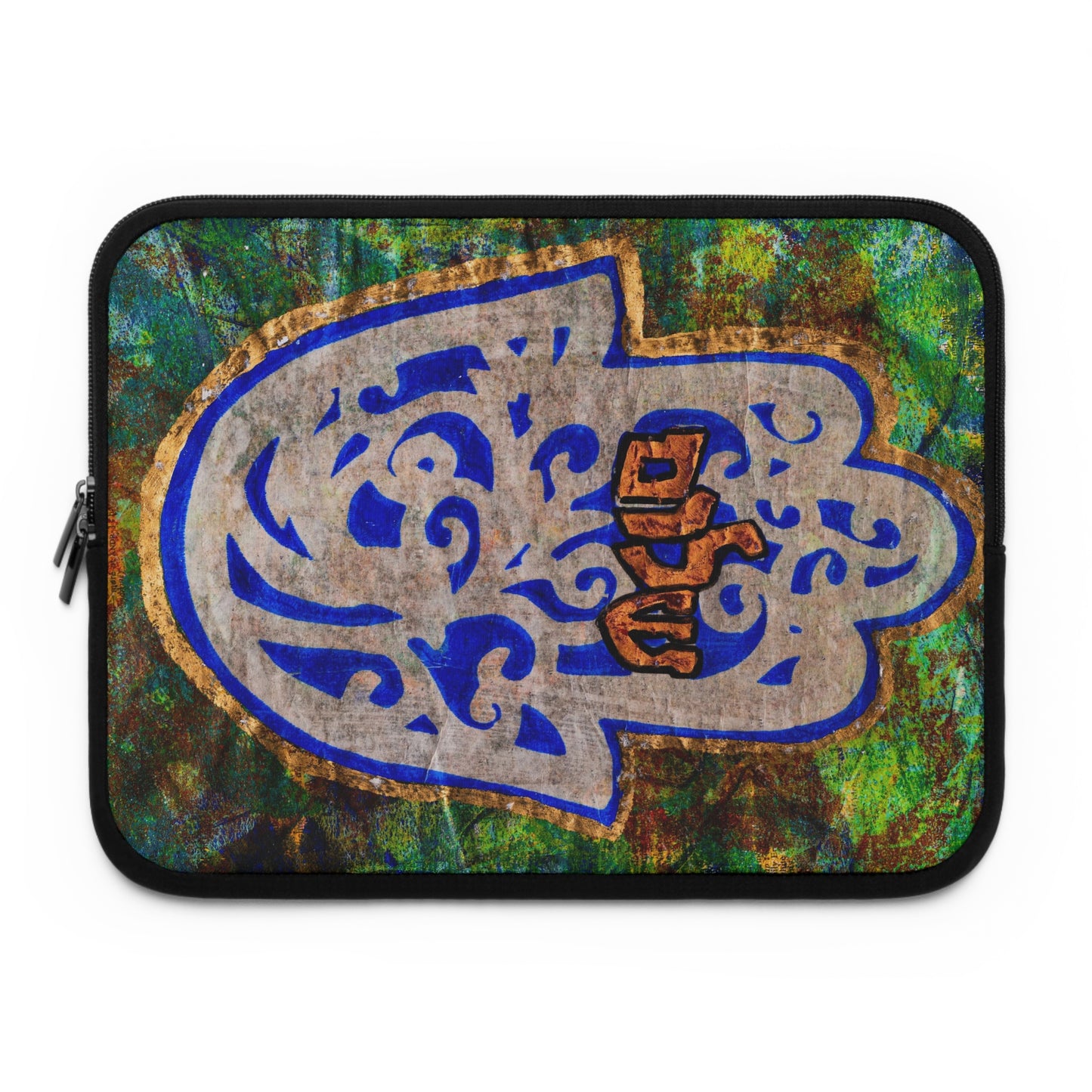 "Hamsa of Peace" Laptop Sleeve by Esther Cohen
