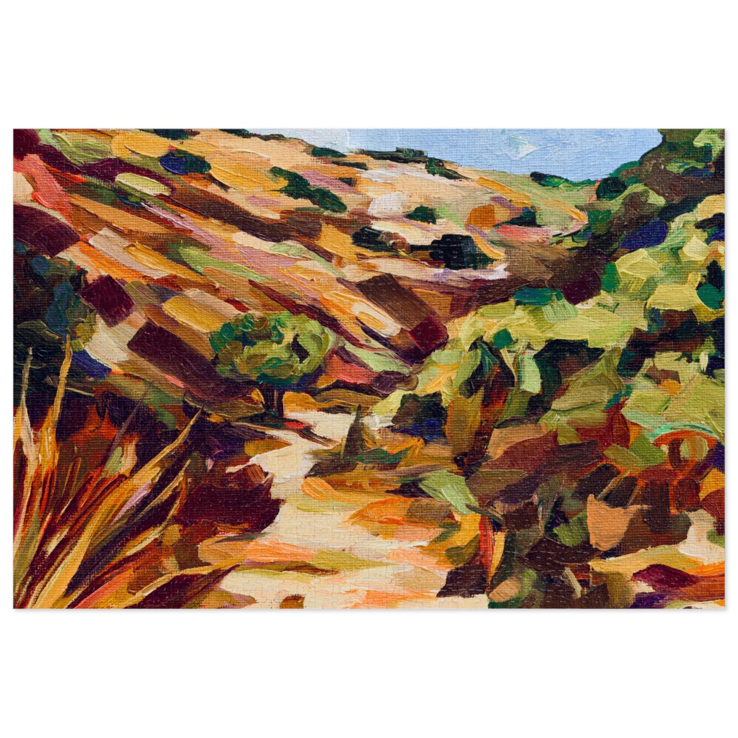 “Lech Lecha” by Leah Luria Jigsaw Puzzle (30, 110, 252, 500,1000-Piece)