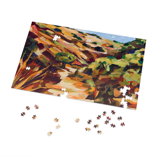 “Lech Lecha” by Leah Luria Jigsaw Puzzle (30, 110, 252, 500,1000-Piece)
