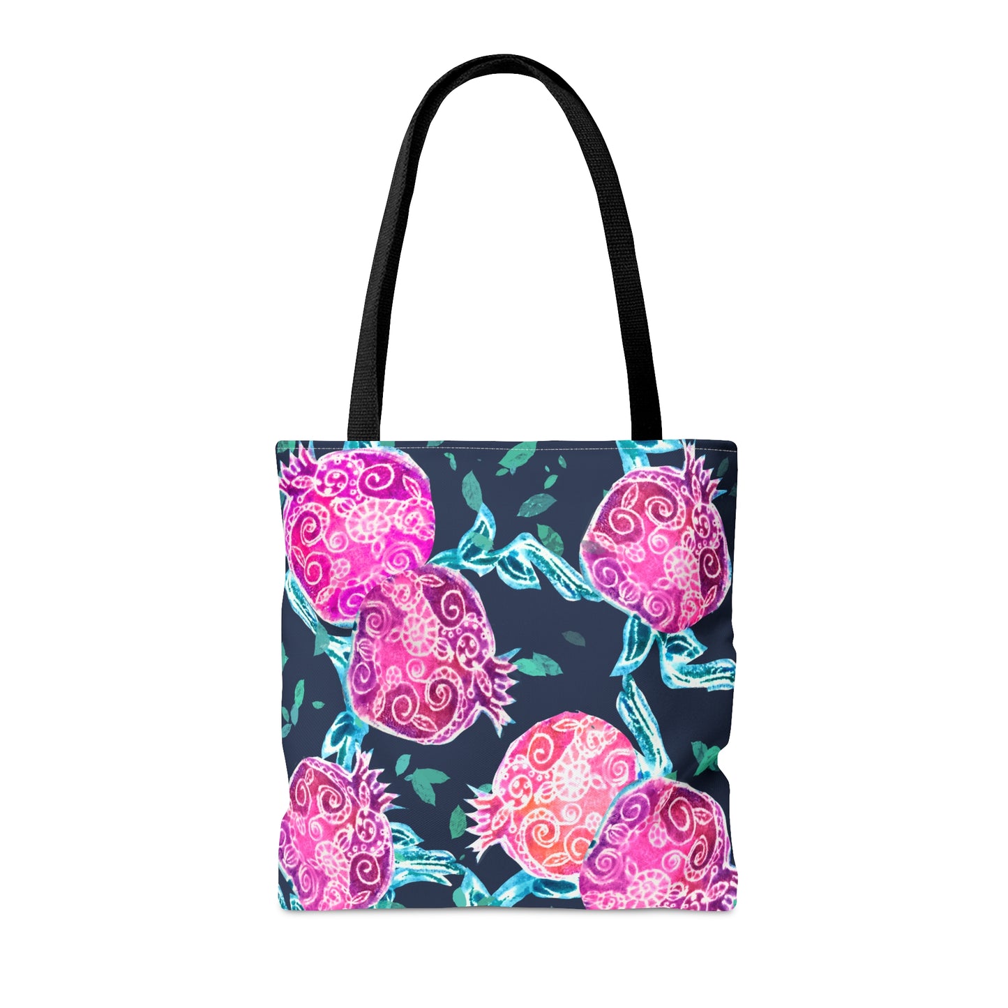 “Pomegranate Whimsy” by Leah Luria Tote Bag