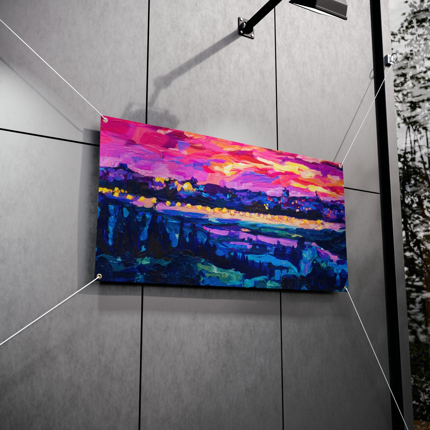 Sacred Horizon Sukkah Tapestry (waterproof)