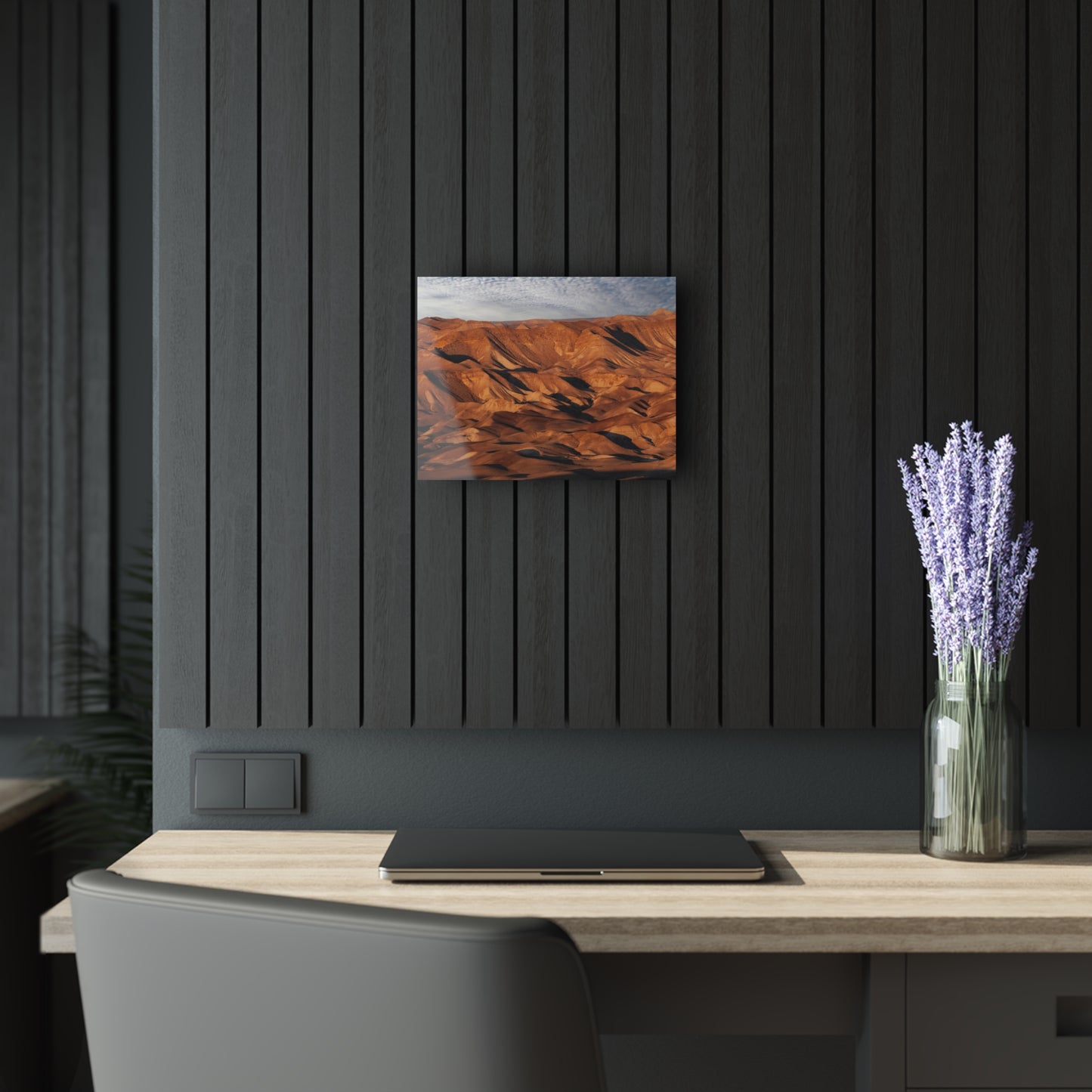 Judean Desert Sunrise by Yehoshua Halevi Photograph - Glossy Acrylic Print (French Cleat Hanging)