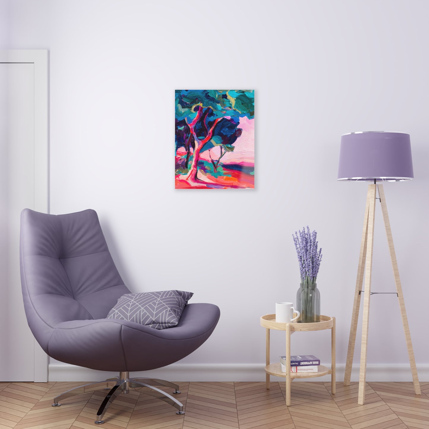 “At Dusk” by Leah Luria - Modern Acrylic Print