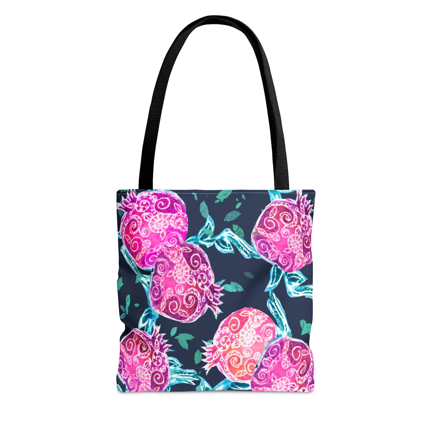 “Pomegranate Whimsy” by Leah Luria Tote Bag