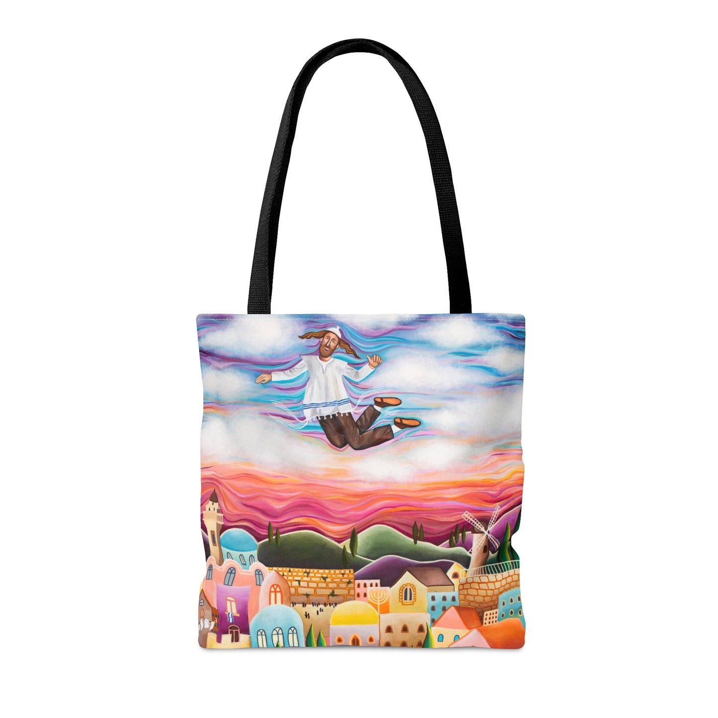 Flying Hassid by Yael Flataur Tote Bag