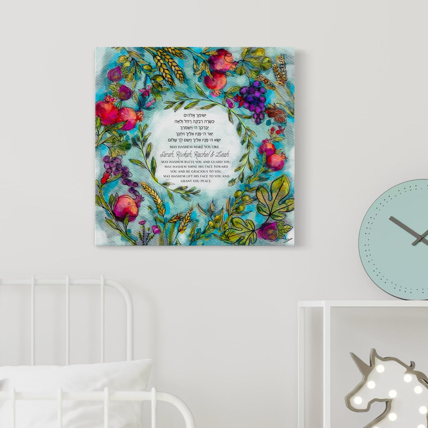 Blessing for Daughters II by Leah Luria Modern Acrylic Print