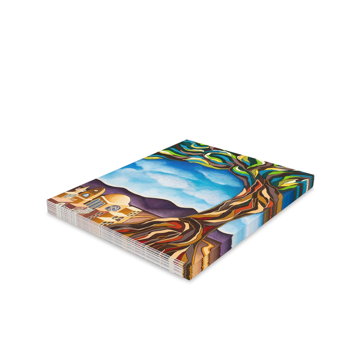 Tree of Life Greeting cards by Yael Flatauer (8, 16, and 24 pcs)