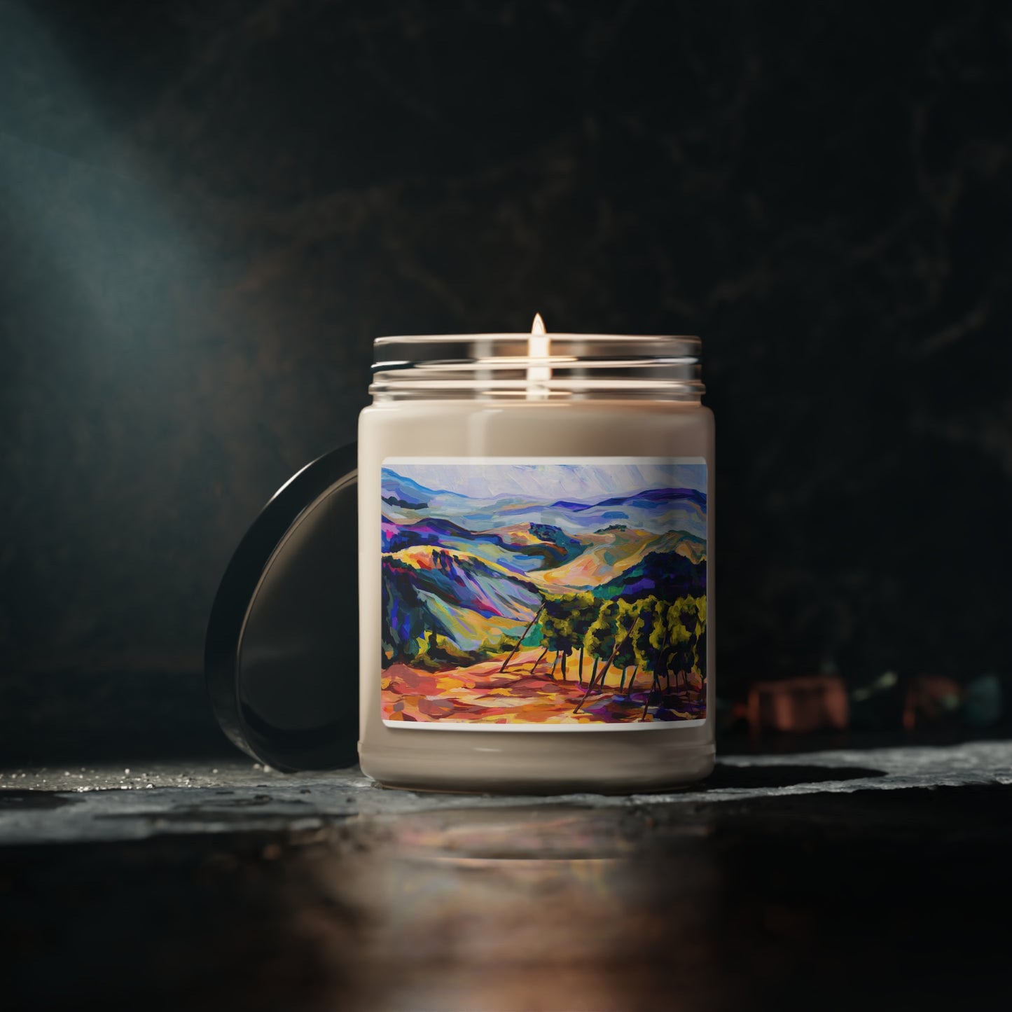 “Mountaintop Vineyard” by Leah Luria Scented Soy Candle, 9oz