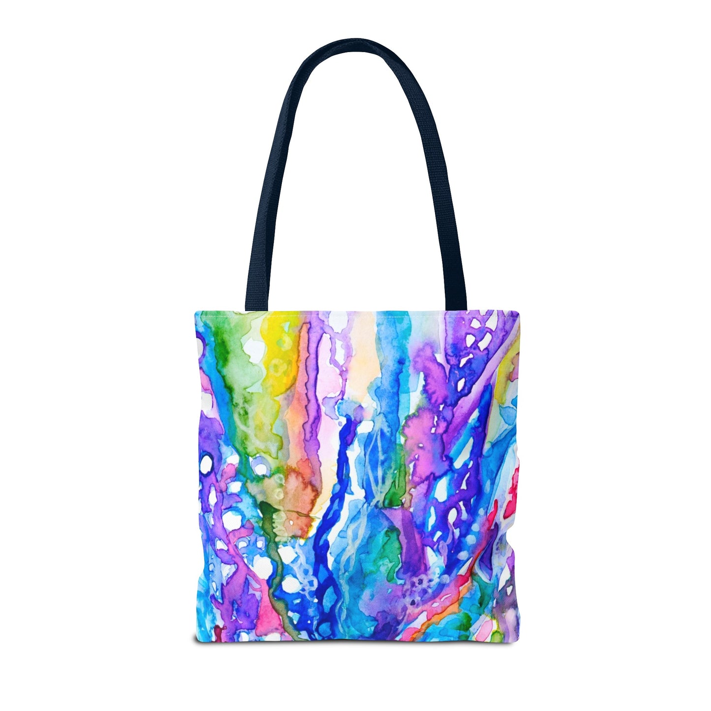 "Flow with the Universe” Tote with art by Avigail Sapir