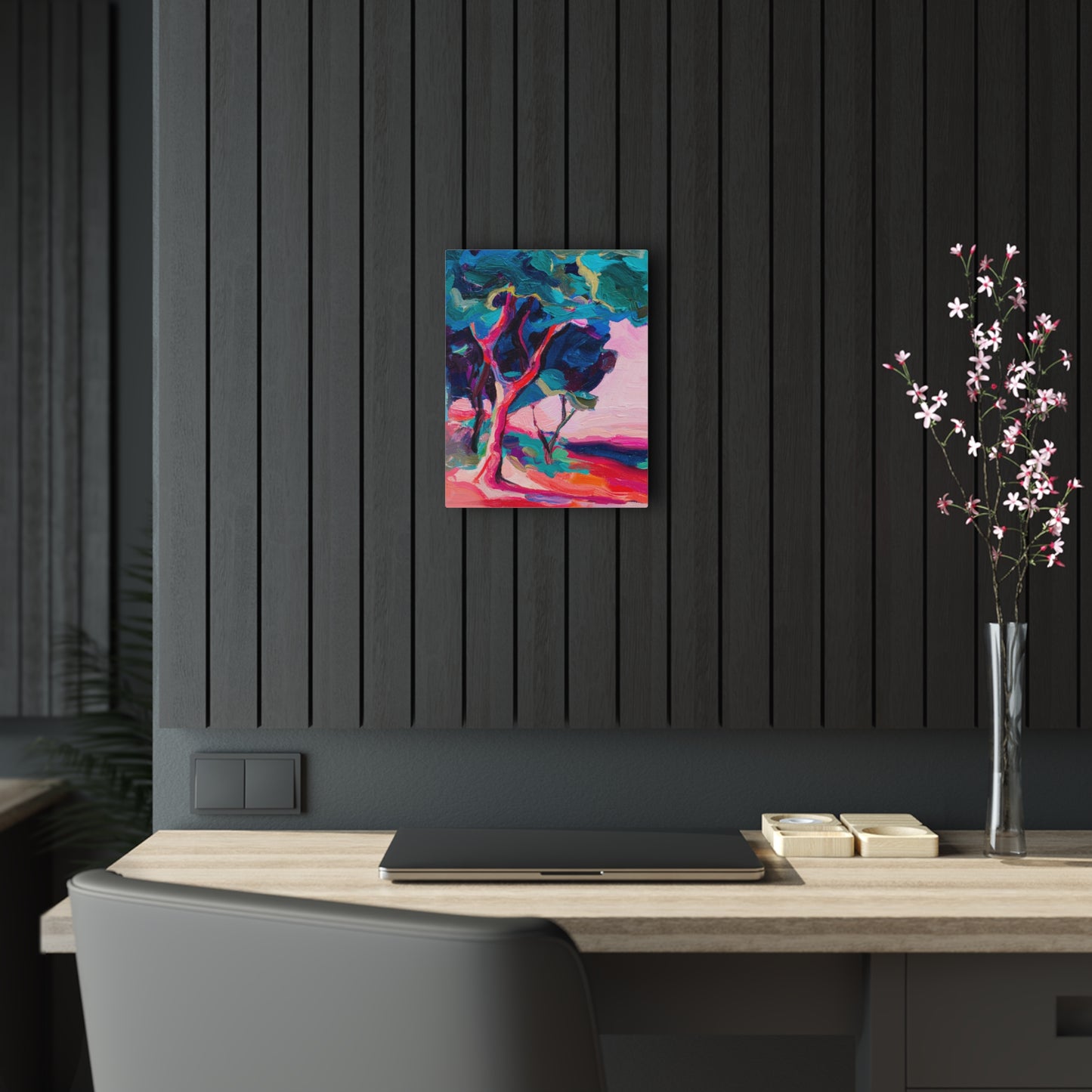 “At Dusk” by Leah Luria - Modern Acrylic Print