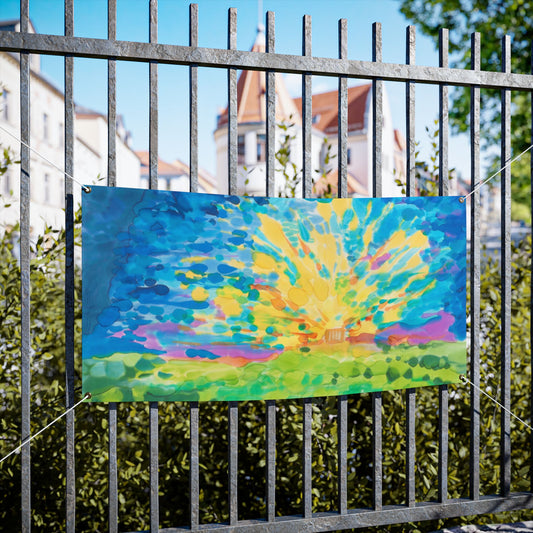 Geula by Amy Rosen Sukkah Tapestry (waterproof)