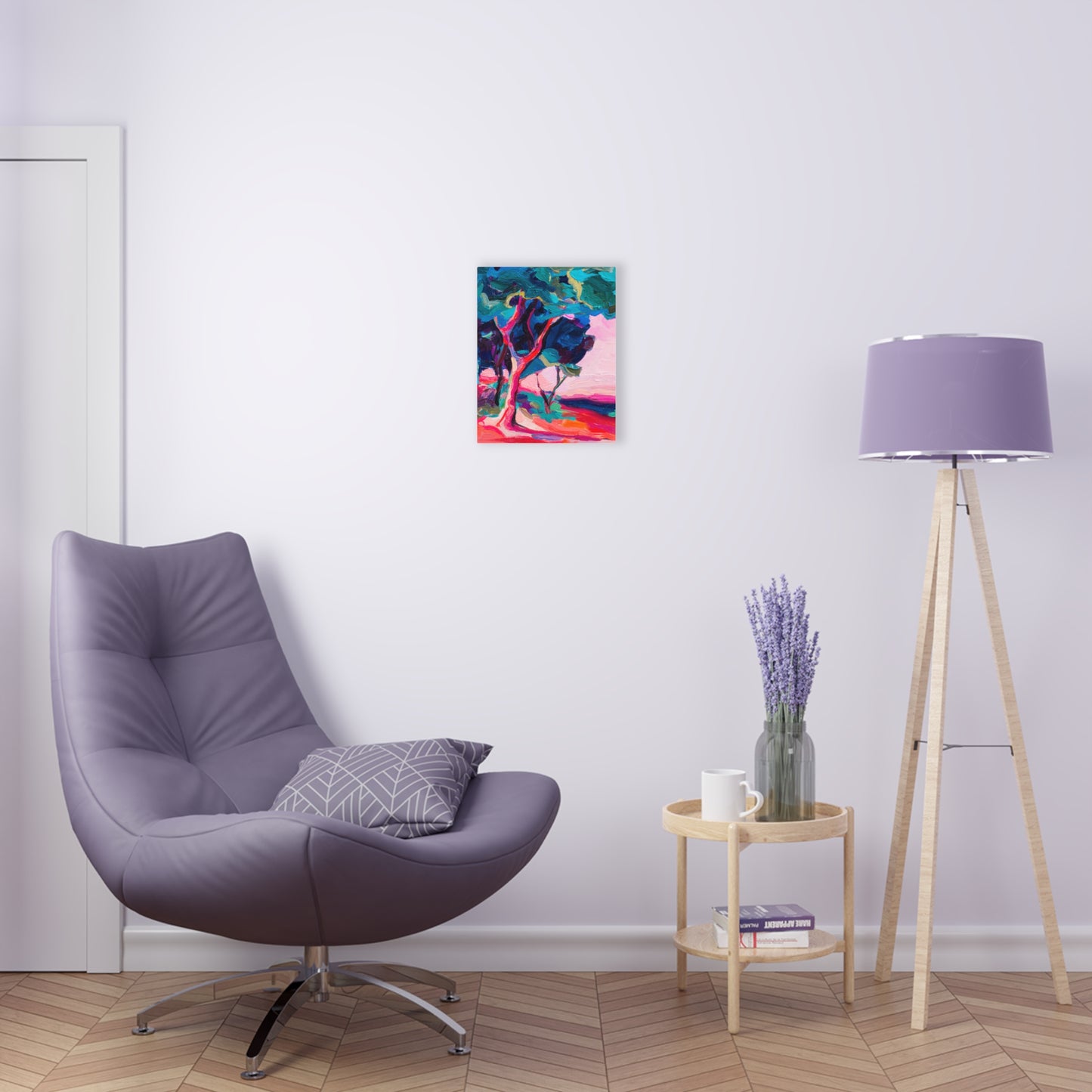 “At Dusk” by Leah Luria - Modern Acrylic Print