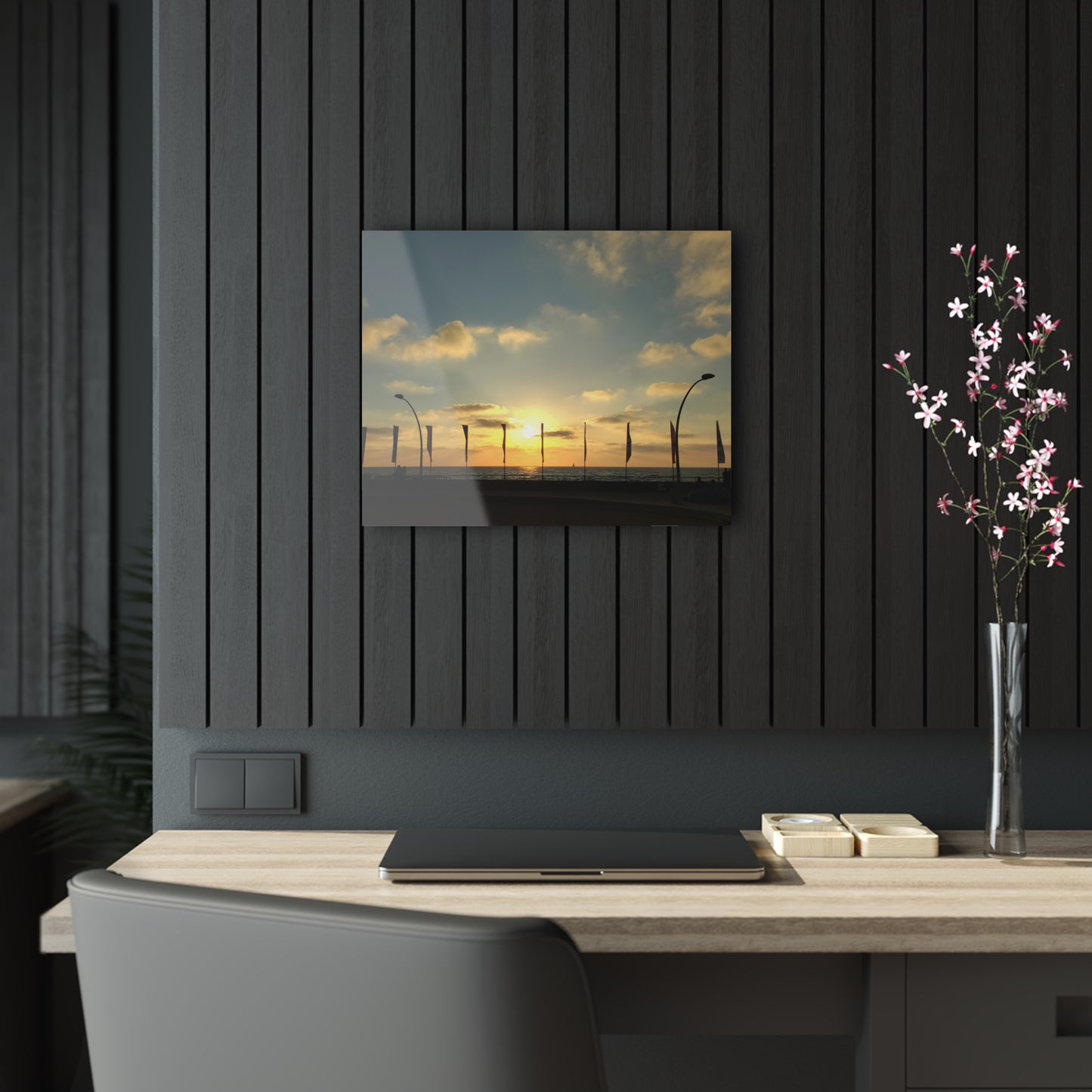 "Magic Hour" by Avraham Nacher Glossy Acrylic Photograph Print