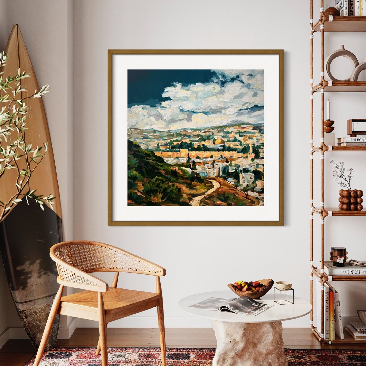 Modern Pilgrimage by Leah Luria print on canvas or fine art paper
