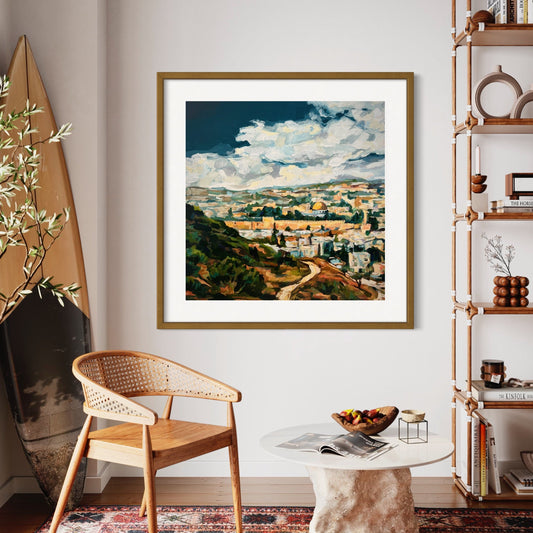 Modern Pilgrimage by Leah Luria print on canvas or fine art paper
