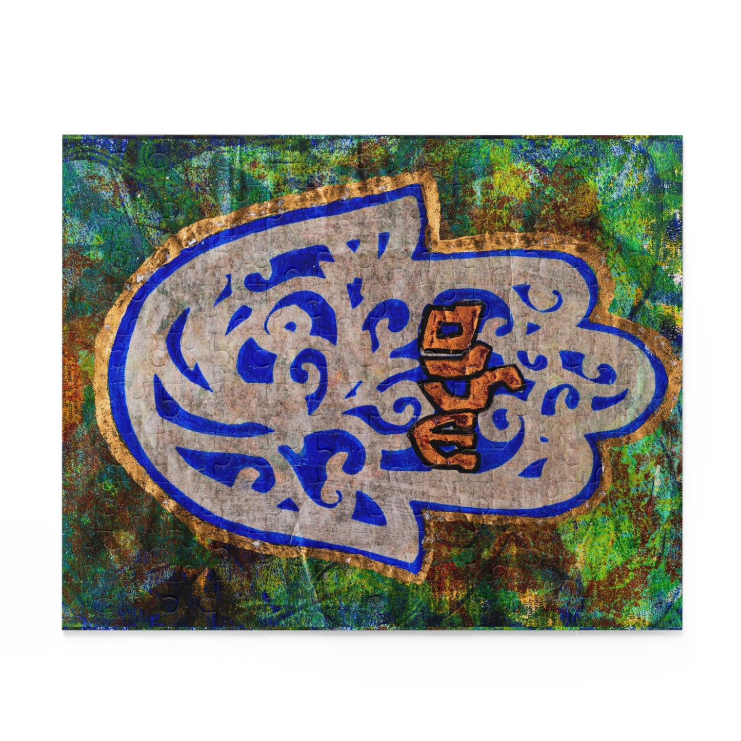 "Hamsa of Peace" by Esther Cohen Puzzle (120, 252, 500-Piece)